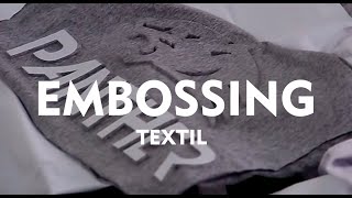 Como hacer Embossing Textil  Charla por ECOCOLOR [upl. by Esiuqram]