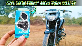 Mobile Charger for Bike  How to Install in Motorcycle [upl. by Morehouse]