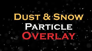 Beautiful Dust Particle  Dust amp Snow Particle Overlay  Full HD  1920 X 1080  Stock Video  DampS2 [upl. by Merwyn]