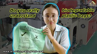 Do you really understand biodegradable plastic bags 【wxtyler】 [upl. by Baynebridge]