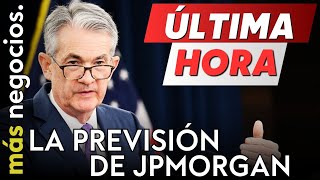 ÚLTIMA HORA  JP Morgan espera que la FED recorte tipos de interés a un ritmo trimestral [upl. by Bouldon249]