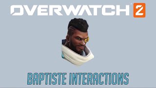 Overwatch 2 Second Closed Beta  Baptiste Interactions  Hero Specific Eliminations [upl. by Ulund]