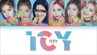 ITZY 있지 — ICY 6 Members ver Color Coded Lyrics HanRomEng [upl. by Dewar188]