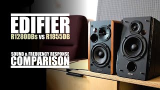 DSAUDIOreview  Edifier R1855DB vs Edifier R1280DBs  soundDEMO [upl. by Myranda]