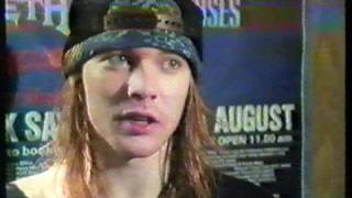 Axl Rose  Donnigton Interview 88 [upl. by Rozalie]