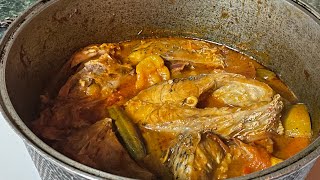 Fresh Red Snapper stew see how to make it [upl. by Opiak686]