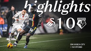 Swansea City 10 Watford  Short Highlights [upl. by Manly]