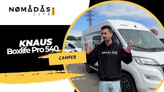 Knaus Boxlife Pro 540 Furgoneta camper nueva 🚐💨 Nomadas Life [upl. by Alidis]