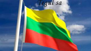 Lithuanian Anthem  Tautiška Giesmė by Vincas Kudirka [upl. by Kimberley552]