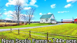 Nova Scotia Farmhouse For Sale  527k  144 acre Farms  Nova Scotia Cheap Real Estate For Sale [upl. by Llimaj107]