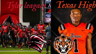 This game was a blowout Tyler Legacy vs Texas High TXHSFB [upl. by Koby]