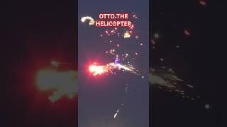 DON’T CALL THE FIRE BRIGADE OTTO THE EXPLODING HELICOPTER SCHWEIZER 300 1500 ROUNDS OF PYROTECHNICS [upl. by Ylrrad816]