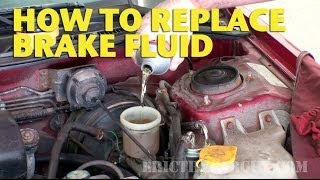 How To Replace Brake Fluid by Yourself  EricTheCarGuy [upl. by Cinemod]