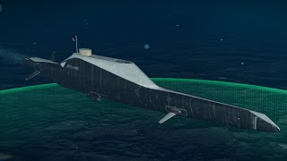 Modern Warships Smx25 Submarine With 3x X51 Waverider Missile amp 2x Nuclear Torpedo Mark45 ASTOR [upl. by Lurline]