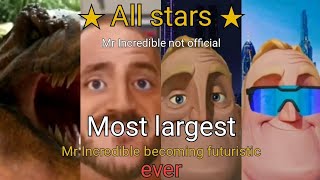 Most largest Mr Incredible becoming futuristic  All stars 30 minutes expanded edition [upl. by Arlyn]