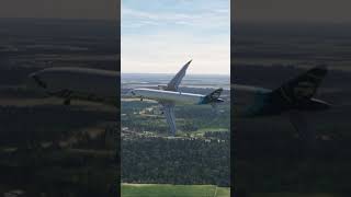 Alaska Airbus A320 Landing at Berlin Airport  Plane Spotting aviation automobile [upl. by Kikelia]