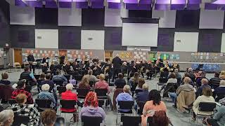 Zionsville Concert Band Veterans Day Performance 11924 ft Perry Meridian Middle School Choir [upl. by Adorl]