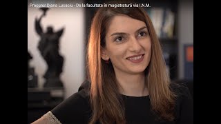 Procuror Diana Lucaciu  De la facultate în magistratură via INM [upl. by Aivatnohs]