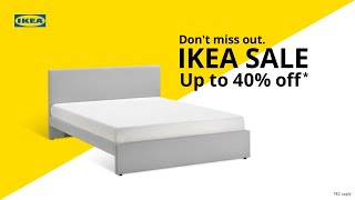 Incredible prices with the IKEA Sale  Up to 40 off [upl. by Aimar725]