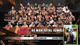 WWE12  30man Royal Rumble  017 [upl. by Eirellav955]