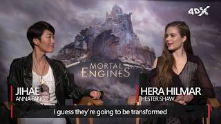 Mortal Engines in 4DX  Hera Hilmar amp Jihae [upl. by Annawik]