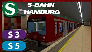 S Bahn Hamburg in Minecraft  MTR Server HBF  Buxtehude [upl. by Onailerua814]