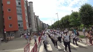 Koninklijke Muziekkapel Politie Antwerpen tijdens Bevrijdingsparade Antwerpen 2024 [upl. by Medwin]