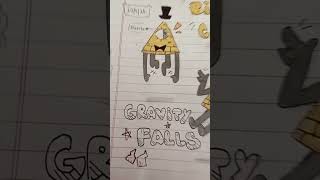 BillD billcipher art fypシ゚viral dibujo gravityfalls [upl. by Eseret]