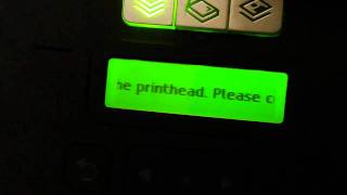 Lexmark Impact S305 Error Message [upl. by Acherman]