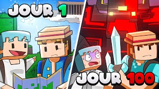 SURVIVRE 100 JOURS sur MINECRAFT RPG Voici ce quil sest passé [upl. by Okkin]