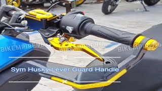 SYM Husky ADV150 Lever Guard handle  A Must Have [upl. by Hametaf932]