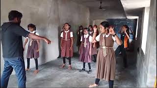 Bonalu dance practice session by 8th class [upl. by Dowzall]