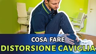 Cosa fare in caso di distorsione alla caviglia [upl. by Ahsiekahs199]