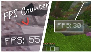 FPS Counter For Mcpe 120  By Chainsketch [upl. by Alyse]