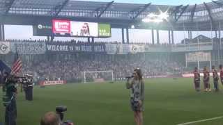 National Anthem  Sporting KC Game [upl. by Woodruff]