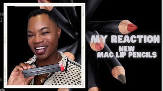 UNBOXING NEW MAC COSMETICS LIP LINERS AND MY REACTION [upl. by Yhtomiht]