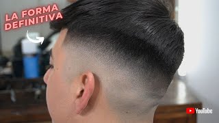 LA MANERA MAS FACIL DE HACER UN FADEDEGRADE FADE RECTO  HAIR CUT TUTORIAL [upl. by Batruk621]