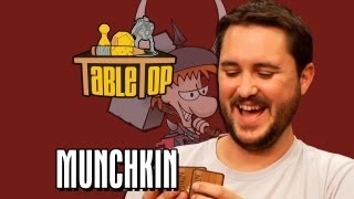 Munchkin Felicia Day Steve Jackson and Sandeep Parikh join Wil Wheaton on TableTop Episode 5 [upl. by Enier223]