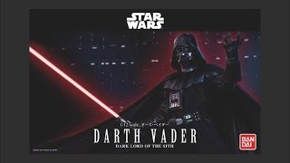 Bandai 112 Darth Vader Scale Model Review [upl. by Miche906]