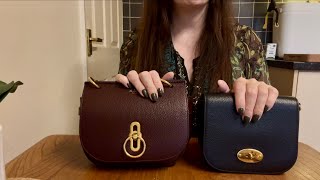 Comparison of Mulberry Small Amberley Satchel amp Mulberry Small Darley Satchel  Always Sophie [upl. by Neelhsa424]