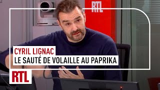 Cyril Lignac  Le sauté de volaille au paprika [upl. by Girand]