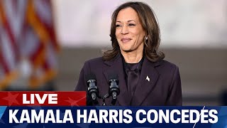 🔴 Full Kamala Harris Concession Speech  LIVE [upl. by Mada773]