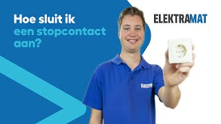 Hoe sluit ik een stopcontact aan [upl. by Rotceh]