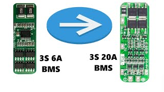 How to change 3s bms battery 6a to 20a UrduHindi [upl. by Liddle30]