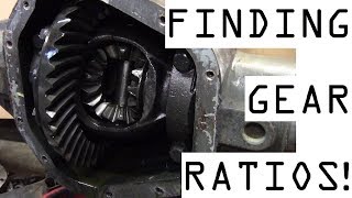 How to find axle gear ratio [upl. by Hardman]