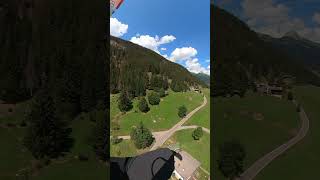 Top Landing Riederalp flybgd riederalp paraglide toplanding [upl. by Arah]