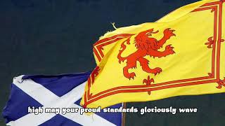 Scotland the Brave Piper Johnny  bagpipes with lyrics [upl. by Sterne347]