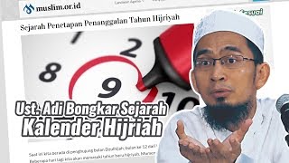 JARANG DIKETAHUI  Ust Adi Hidayat Bongkar Sejarah Kalender Hijriah [upl. by Atnod]