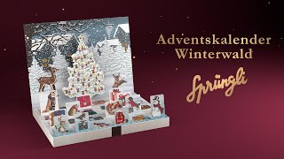 Confiserie Sprüngli – Adventskalender Winterwald mit Schweizer Schokolade [upl. by Eentirb584]