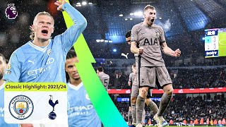 Six Goals amp Pure Drama  Man City 33 Tottenham Hotspur  Classic Premier League Highlights [upl. by Philemol716]